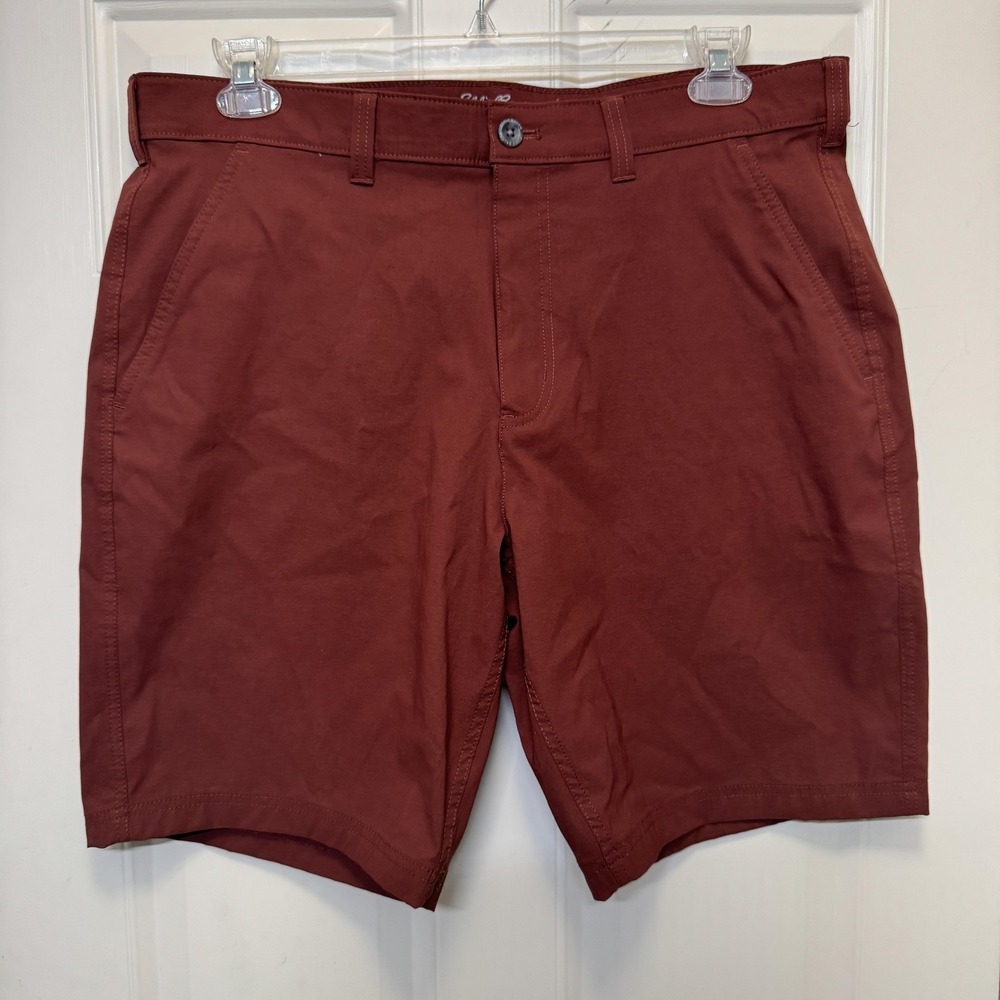 Eddie Bauer Mens‎ Travex Shorts 38 Brown Nylon Stretch Performance Gorpcore